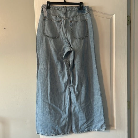 ☀️NWT Abercrombie Wide Leg High Rise Jeans 30 - Picture 3 of 4